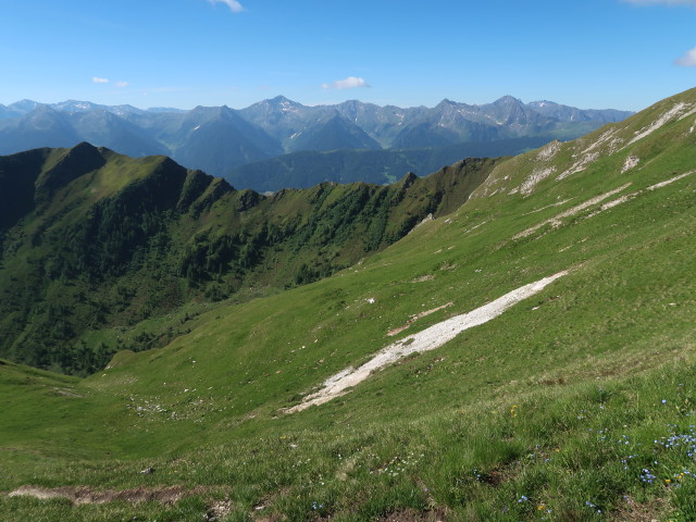 von der Lotterscharte Richtung Süden