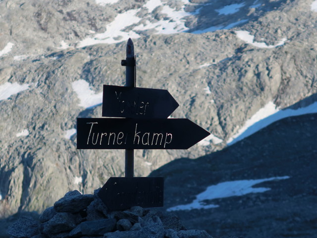 Neveser Höhenweg zwischen Nevesjoch und Östlichem Nevesferner (30. Juni)