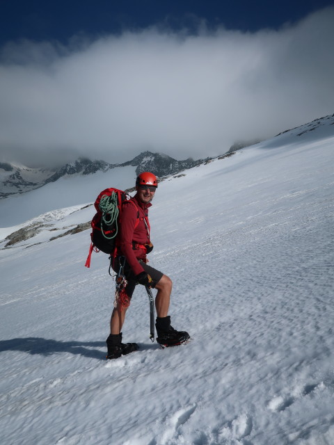 Ich am Östlichen Nevesferner (30. Juni)