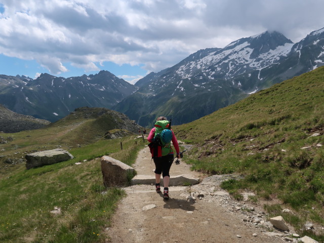 Irene am Neveser Höhenweg am Nevesboden (30. Juni)