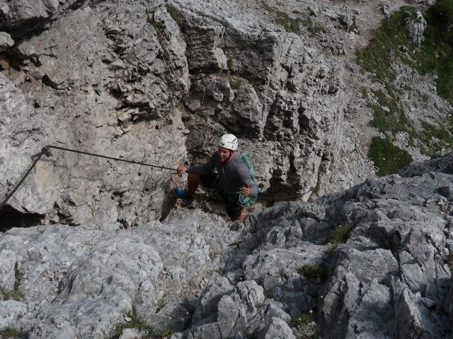 Christoph zwischen Kleiner Gamswiesenspitze und Kerschbaumertörl