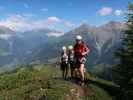 Sonja, Michaela und Marion zwischen Bergstation der Goldriedbahn und Bunköpfl