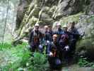 Josef, Sonja, Alexander, ich, Christoph, Ulrike und Erich beim Einstieg