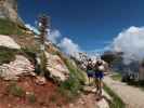 Sonja und Josef zwischen Rifugio Averau und Ferrata Averau