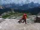 Ferrata Averau: Ich im Ausstieg