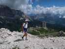 Josef zwischen Ferrata Averau und Monte Averau