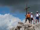 Ich, Sonja und Josef am Monte Averau, 2.649 m