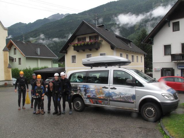Josef, Erich, Miriam, Moritz, Ulrike, Sonja und Marion in Au&szlig;erfragant