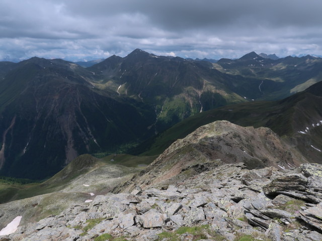 von der Kugelspitze Richtung S&uuml;dwesten (7. Juli)