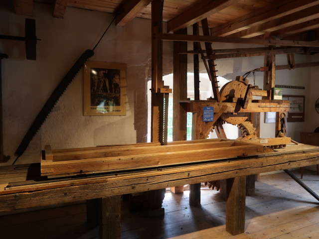 Waldbauernmuseum: Brettholzerzeugung