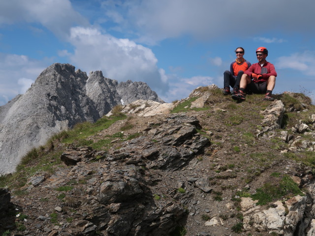 Carmen und ich am Tschirpen, 2.728 m