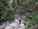 Sabine in der Weichtalklamm