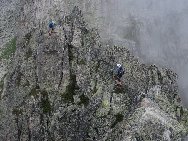 Krokodil-Klettersteig: Seilbrücke (28. Juli)