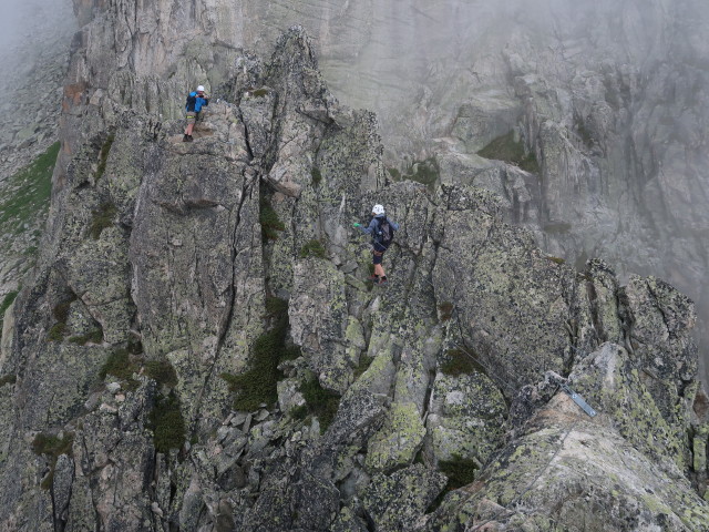 Krokodil-Klettersteig: Seilbrücke (28. Juli)