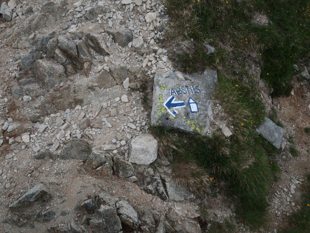 Krokodil-Klettersteig: Abstieg (28. Juli)