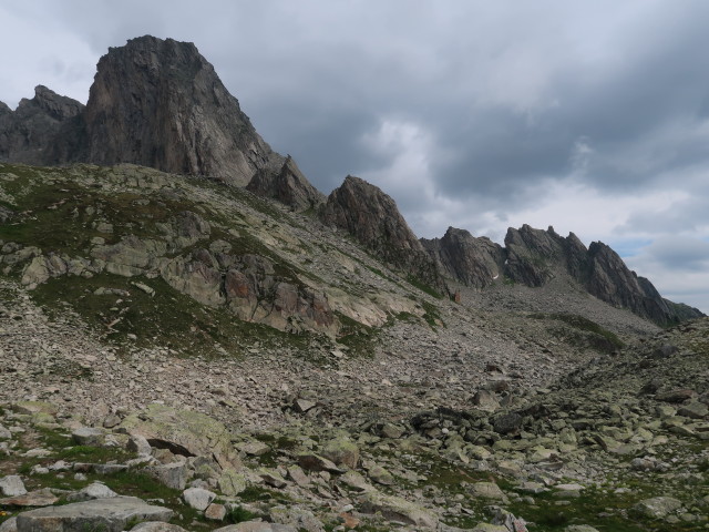 Krokodil-Klettersteig von der Bergseehütte aus (28. Juli)