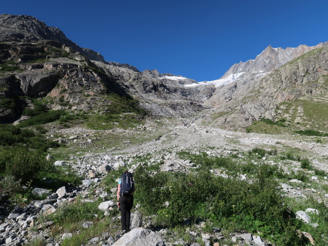 Marisa zwischen Chelenreuss und Moosstock-Klettersteig (29. Juli)