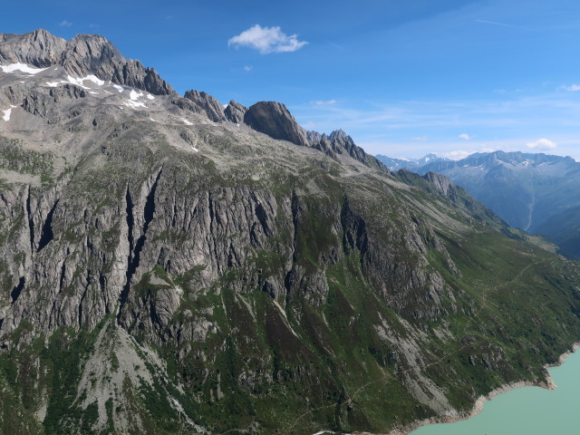 vom Moosstock-Klettersteig Richtung Nordosten (29. Juli)