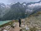 Marisa zwischen Bergseehütte und Bergsee (28. Juli)