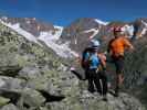 Marisa und ich zwischen Chelenreuss und Moosstock-Klettersteig (29. Juli)