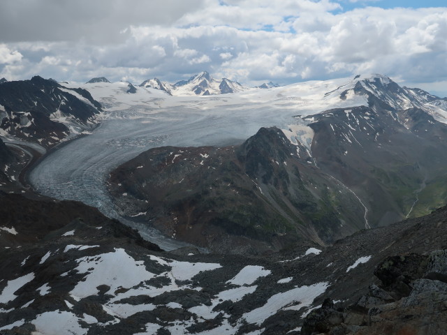 Gepatschferner von der Hinteren &Ouml;lgrubenspitze aus (3. Aug.)