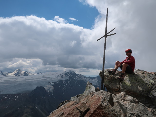 Ich auf der Hinteren &Ouml;lgrubenspitze, 3.295 m (3. Aug.)