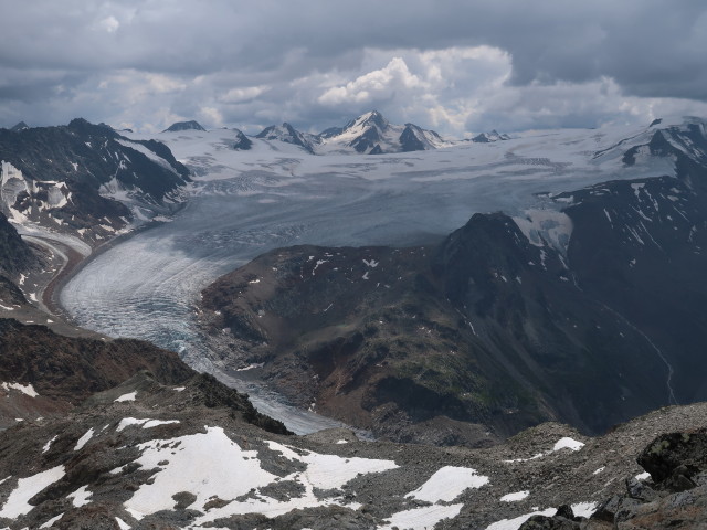 Gepatschferner von der Hinteren &Ouml;lgrubenspitze aus (3. Aug.)