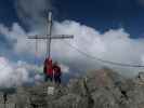 Ich und Angela am Glockturm, 3.353 m (4. Aug.)