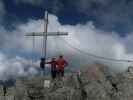 Angela und ich am Glockturm, 3.353 m (4. Aug.)