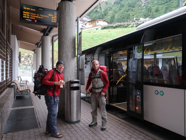 Gudrun und Christoph in Obergurgl, 1.907 m (11. Aug.)