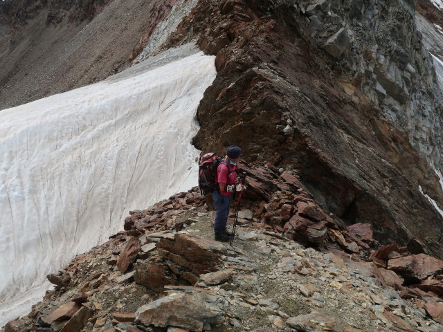 Gudrun zwischen Ramolferner und N&ouml;rdlichem Ramolkogel (11. Aug.)