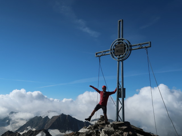 Ich am Schalfkogel, 3.537 m (12. Aug.)