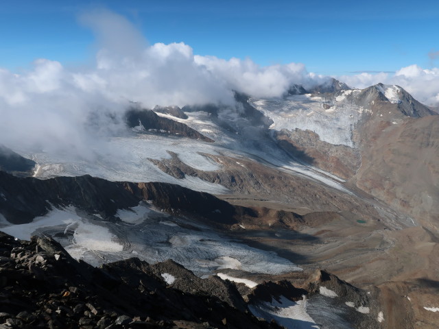 vom Schalfkogel Richtung Südwesten (12. Aug.)