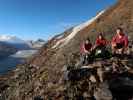 Gudrun, Christoph und ich zwischen Ramolhaus und Firmisanjoch (12. Aug.)