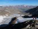 Gudrun und Christoph zwischen Firmisanjoch und Schalfkogel (12. Aug.)