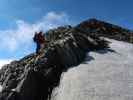 Gudrun und Christoph zwischen Schalfkogel und Firmisanjoch (12. Aug.)