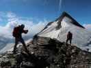 Christoph und Gudrun zwischen Schalfkogel und Firmisanjoch (12. Aug.)