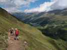 Gudrun und Christoph am Weg 902 zwischen Putzachbach und Küppelehütte (12. Aug.)