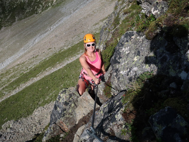 Kleinbärenzinne-Klettersteig: Evelyn (15. Aug.)