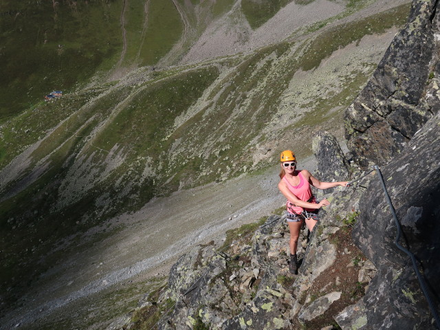 Kleinb&auml;renzinne-Klettersteig: Evelyn (15. Aug.)