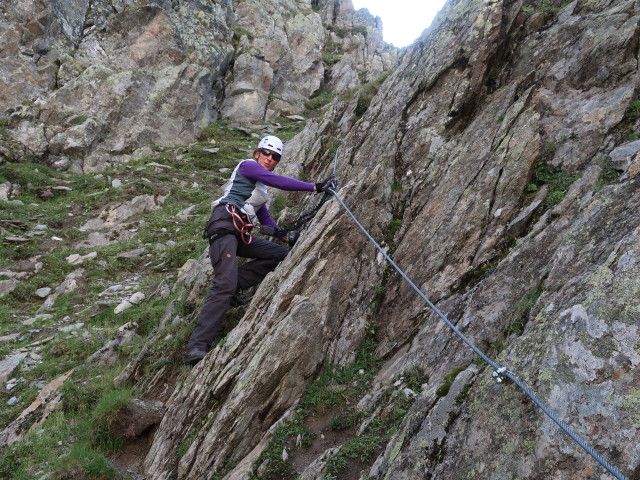 Kleinb&auml;renzinne-Klettersteig: Bernadette in der leichten Variante (15. Aug.)