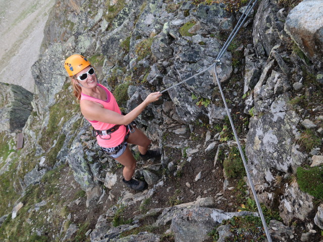Kleinb&auml;renzinne-Klettersteig: Evelyn (15. Aug.)