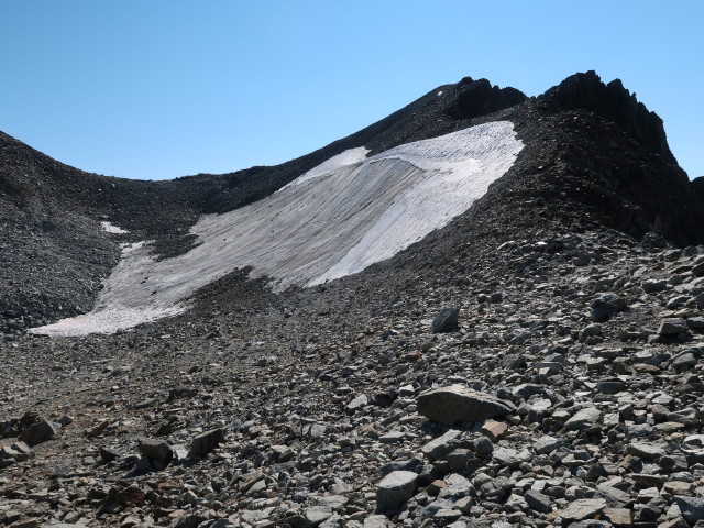 Gletscherrest s&uuml;dwestlich der Hohen Geige (16. Aug.)