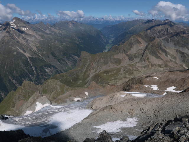 R&ouml;tkarlferner von der Hohen Geige aus (16. Aug.)