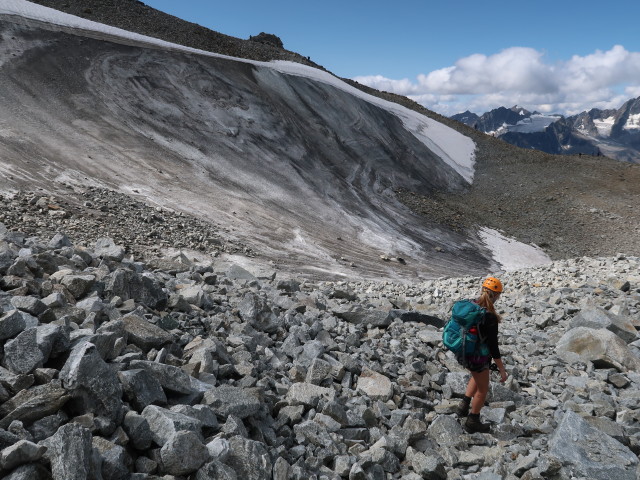 Evelyn s&uuml;dwestlich der Hohen Geige (16. Aug.)