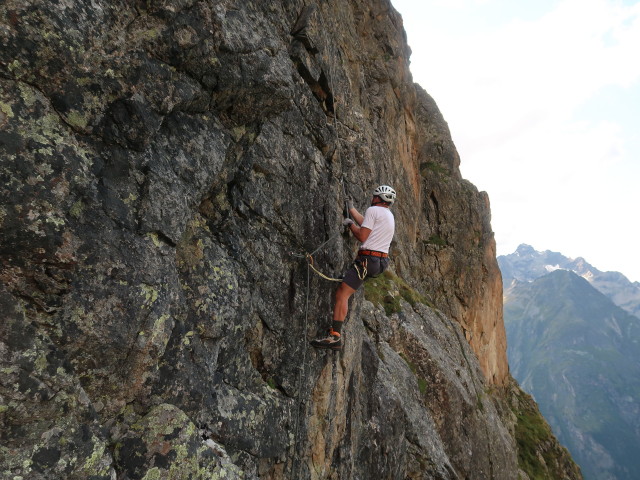 Kleinbärenzinne-Klettersteig: schwierige Variante (16. Aug.)