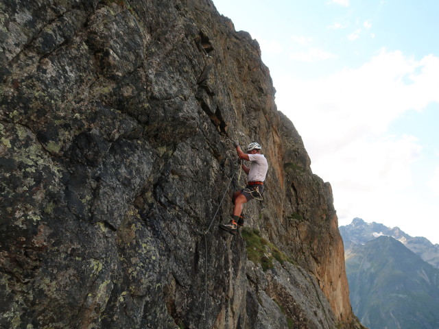 Kleinb&auml;renzinne-Klettersteig: schwierige Variante (16. Aug.)
