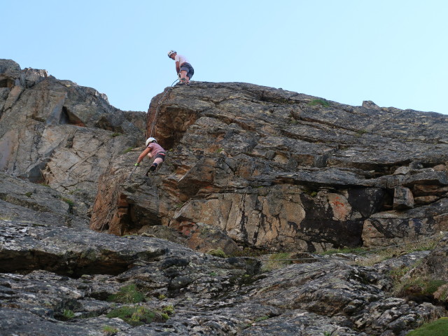 Kleinb&auml;renzinne-Klettersteig: schwierige Variante (16. Aug.)
