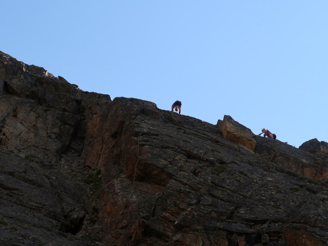 Kleinbärenzinne-Klettersteig: schwierige Variante (16. Aug.)