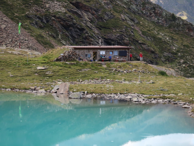 Hauerseehütte, 2.383 m (17. Aug.)